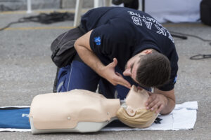 CPR training is a big part of swim safety